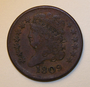 1809 Half Cent. - obverse image