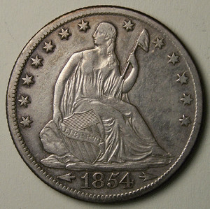 1854-O Half. - obverse image