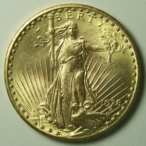 1928 Gold $20. - obverse image