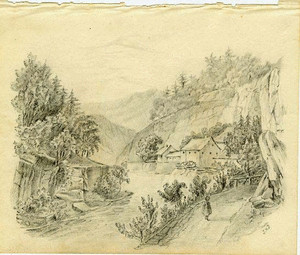 Including an Original Drawing of Sutter’s Mill – by a Recorded Artist of the Gold Rush and Pioneer Settler in Coloma. image