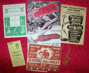 Collection of Vintage Music Autographs and Ephemera. - montage B_Colors image