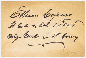 Ellison Capers. - front image