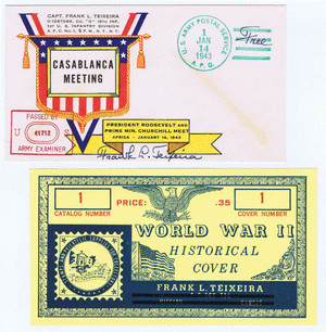 A Complete Packet of 24 Different Frank Teixeira Patriotics. image