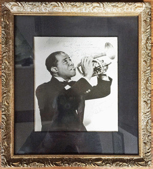 Vintage Louis Armstrong Photograph Inscribed - to 