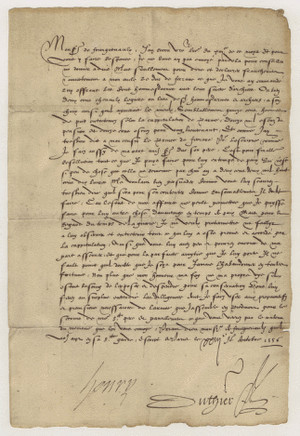 Letter of a Renaissance King - Felled at a Peace Tournament. image