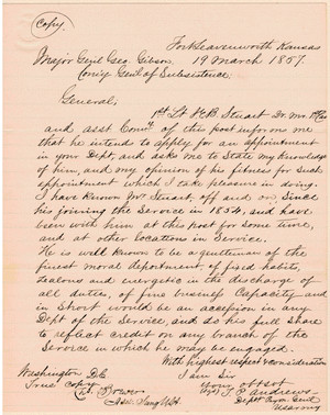 J.E.B. Stuart Writes his own Letters of Praise. image