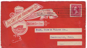 Utah Advertising Cover, Guns...Miners & Plumbers Supplies.