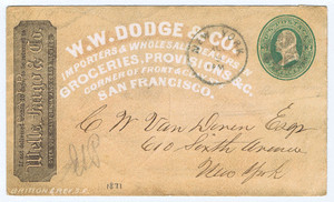 San Francisco Wells Fargo Cover - Used in New York City. image