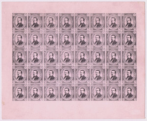 Complete Sheet of 40 Gold Rush 