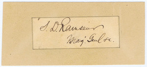 S(tephen) D. Ramseur. image